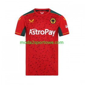 Koszulka Wolverhampton Wanderers Wyjazdowe Stroje Piłkarskie 2023/24 Krótki Rękaw